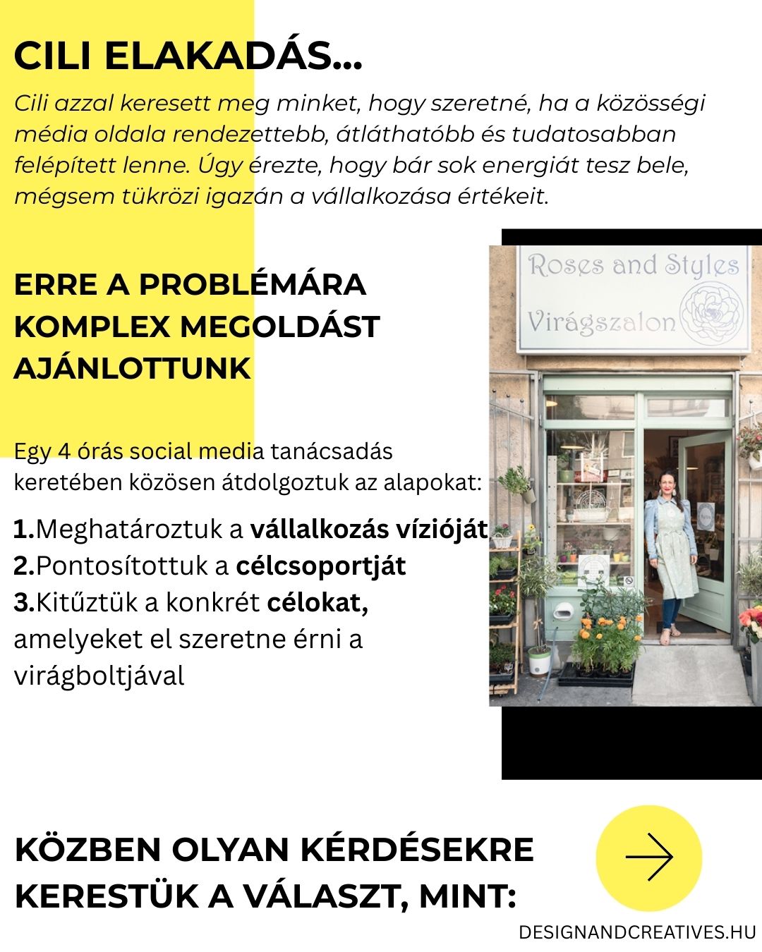 Social media tanácsadás -Roses and styles - 2