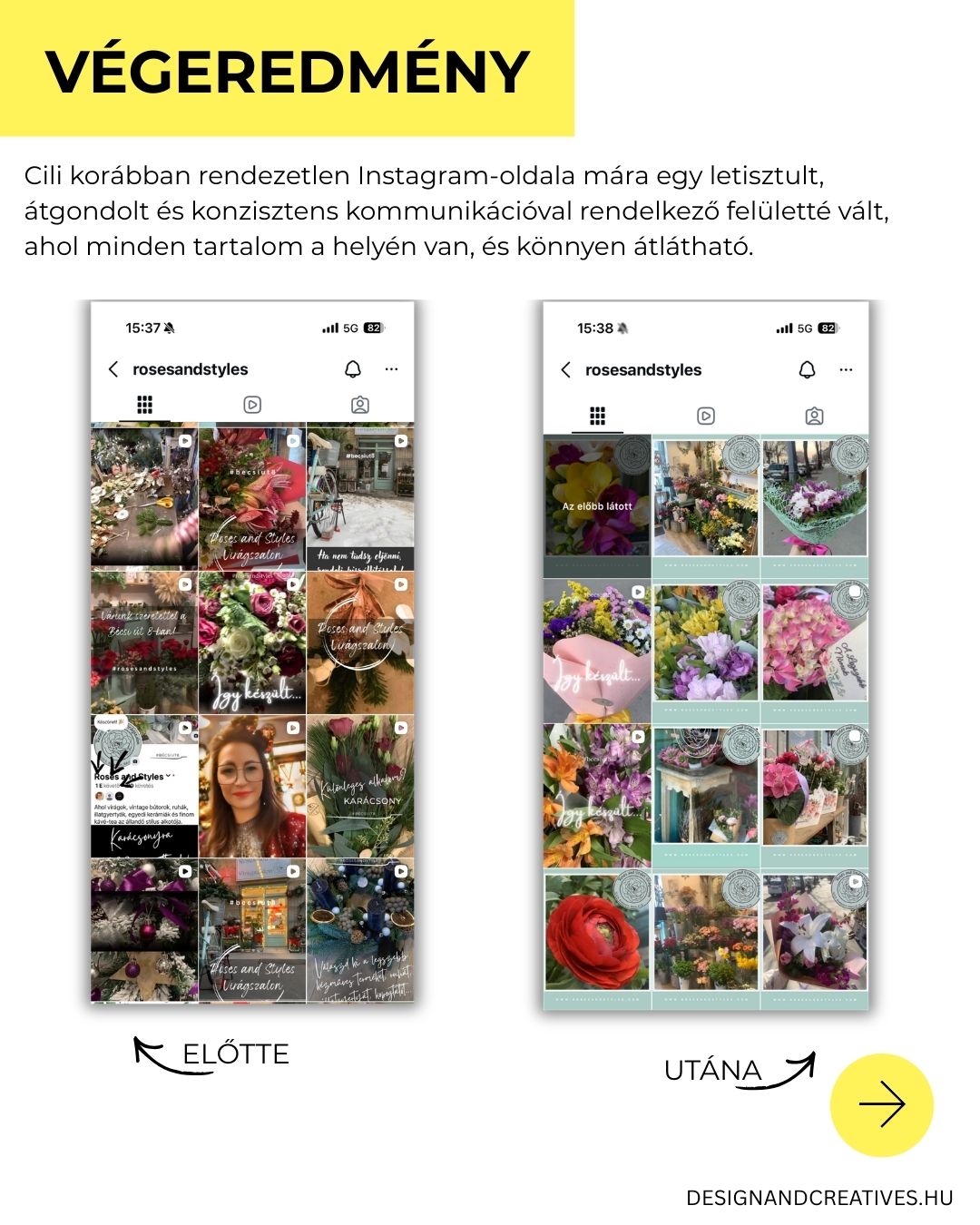 Social media tanácsadás -Roses and styles - 4