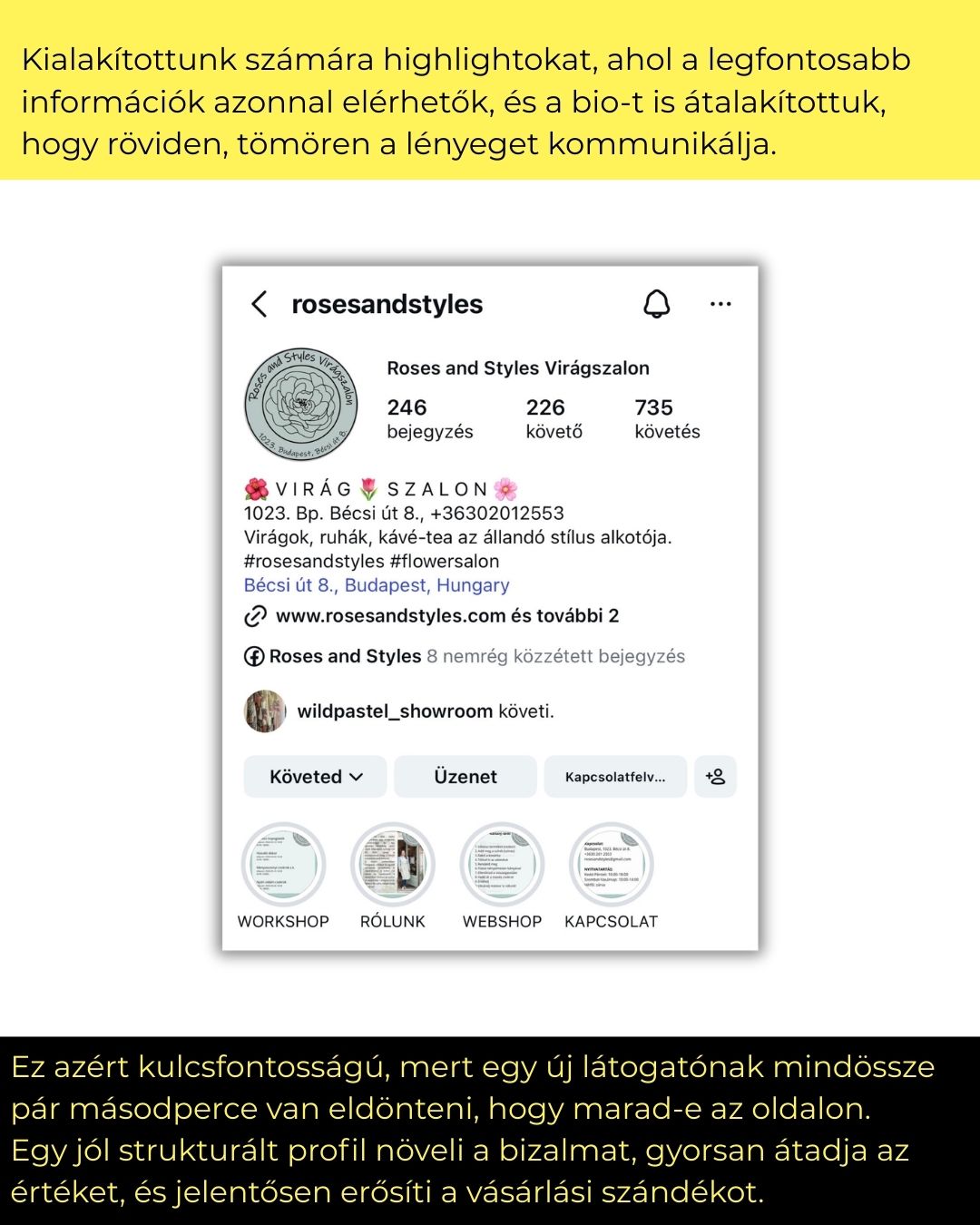Social media tanácsadás -Roses and styles - 5