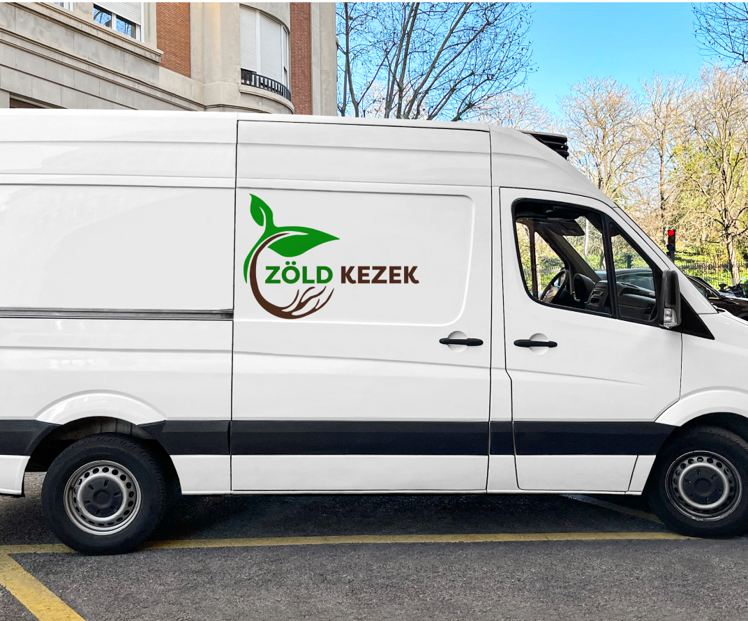 Zöld kezek - Logó tervezés