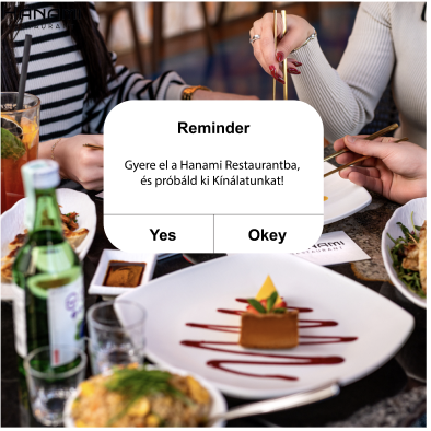 Hanami Bistro - Social media anyagok tervezése
